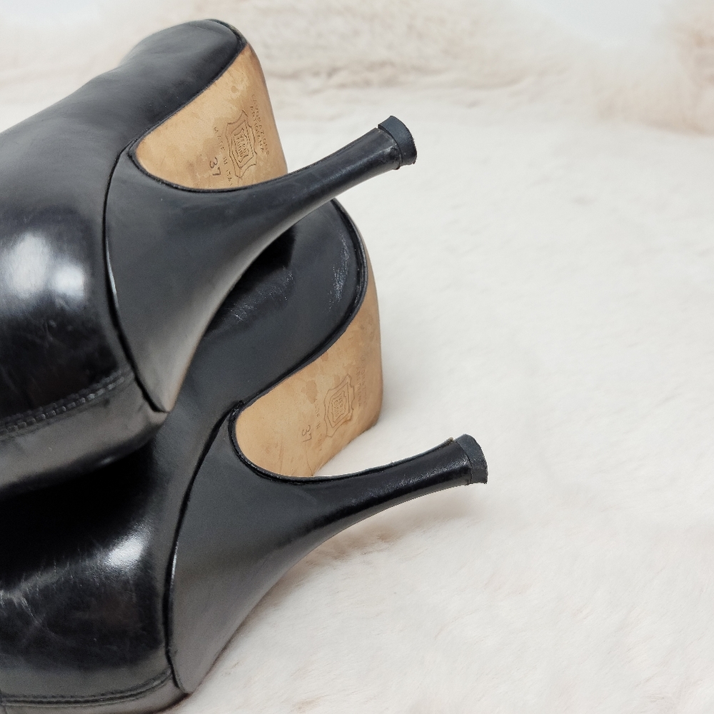 ✖ VTG Manolo Blahnik Stiletto Boots Euro 37/US 7 - Picture 6 of 7